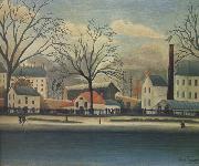 Henri Rousseau Banks of the Marne oil painting on canvas